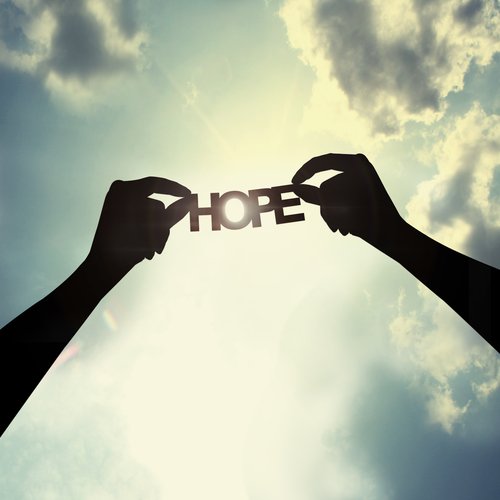 Never give up hope in difficult times