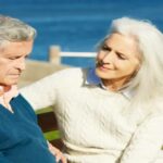Old woman talking to her husband about Divorce