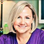 Leigh Daniel, Huntsville family law attorney in her office in Huntsville, AL