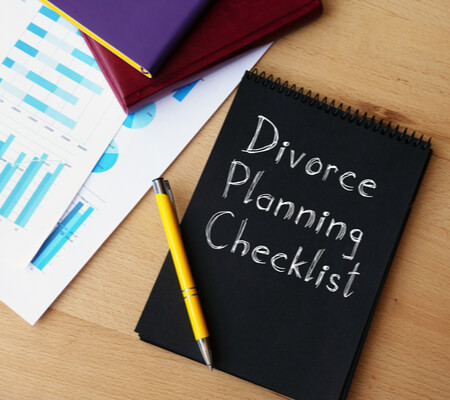 divorce planning checklist