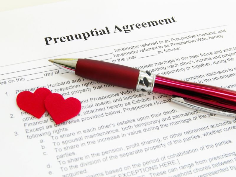 prenuptial agreement - benefits for women