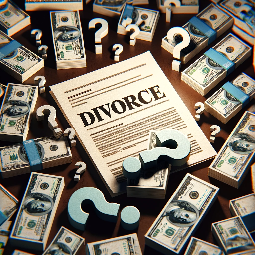 complex divorce papers