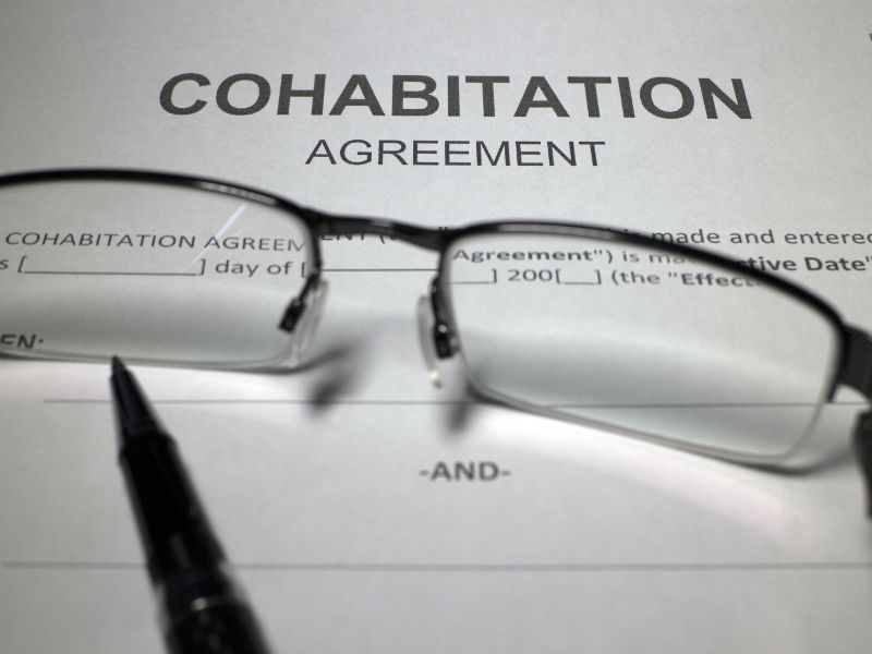 signing cohabitation agreement in Alabama